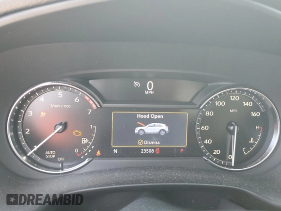2023 Cadillac XT4 FWD Luxury with VIN 1GYAZAR42PF219114, listed as a Copart auction lot 61830125 with 23,508 mi miles and Salvage title. Bid and sale history available at DreamBid. Image 9.
