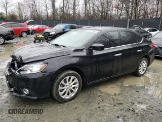 2019 Nissan Sentra SV with VIN 3N1AB7AP7KY247157, listed as a Copart auction lot 49877865 with 106,805 mi miles and Salvage Title. Bid and sale history available at DreamBid. Image 1.