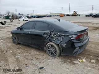 2023 Kia Forte GT-Line with VIN 3KPF54AD6PE645595, listed as a Copart auction lot 44904105 with 47,228 mi miles and Salvage Title. Bid and sale history available at carsss.com. Image 2.