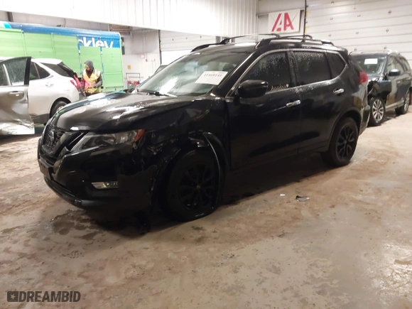 2018 Nissan Rogue S with VIN 5N1AT2MV1JC726507, listed as a IAAI auction lot 41468141 with 80,101 mi miles. Bid and sale history available at carsss.com. Image 17.