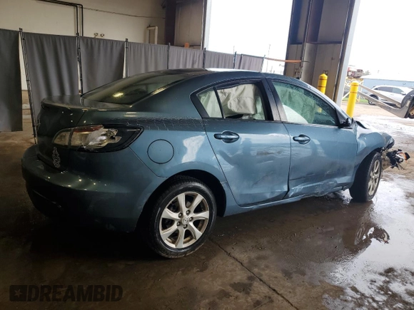 2010 Mazda 3 i SV with VIN JM1BL1SF2A1135533, listed as a Copart auction lot 52078105 with Not Provided miles and Salvage Title. Bid and sale history available at DreamBid. Image 3.