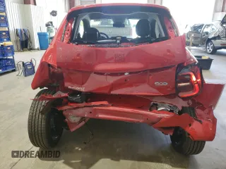 2024 FIAT 500e INSPI(RED) with VIN ZFAFFAA42RX209333, listed as a Copart auction lot 68452924 with 489 mi miles and Salvage Title. Bid and sale history available at carsss.com. Image 6.