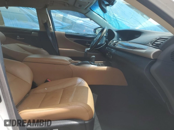 2013 Lexus LS 460 with VIN JTHBL5EF7D5113980, listed as a Copart auction lot 58400355 with 74,268 mi miles and Salvage title. Bid and sale history available at DreamBid. Image 7.