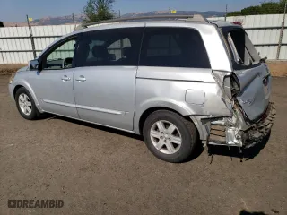 2005 Nissan Quest SL with VIN 5N1BV28U55N112053, listed as a Copart auction lot 61346863 with 104,373 mi miles and Salvage Title. Bid and sale history available at carsss.com. Image 2.