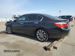 2013 Honda Accord Sport with VIN 1HGCR2F59DA000744, listed as a Copart auction lot 54780135 with 135,850 mi miles and Salvage Title. Bid and sale history available at DreamBid. Image 2.