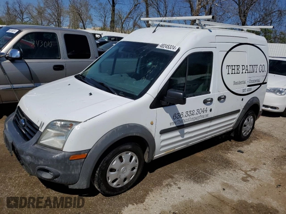 2013 Ford Transit Connect XL с VIN NM0LS7CN8DT157297, выставлен на аукционе Copart как лот 48245324 с пробегом Не указан миль и Списание • Salvage title. История ставок и продаж доступна на DreamBid. Изображение 1.