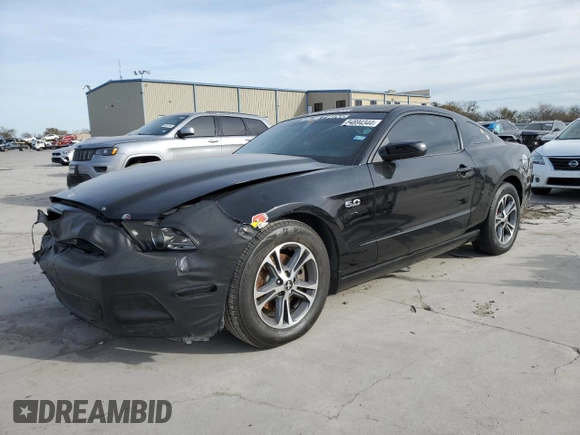 2014 Ford Mustang V6 with VIN 1ZVBP8AM5E5271972, listed as a Copart auction lot 84694344 with 149,041 mi miles and Salvage title. Bid and sale history available at DreamBid. Image 1.