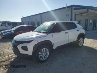 2023 Chevrolet TrailBlazer LS with VIN KL79MMS24PB180239, listed as a Copart auction lot 46900105 with 48,409 mi miles and Clean Title. Bid and sale history available at DreamBid. Image 1.