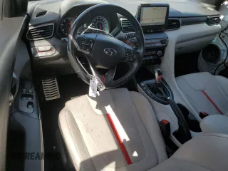 2019 Hyundai Veloster Turbo with VIN KMHTH6AB4KU014810, listed as a Copart auction lot 49254225 with 49,115 mi miles and Salvage Title. Bid and sale history available at carsss.com. Image 8.