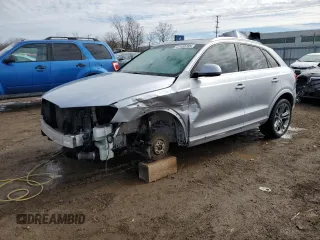 2016 Audi Q3 Premium Plus with VIN WA1EFCFS7GR014279, listed as a Copart auction lot 47120285 with 93,724 mi miles and Salvage Title. Bid and sale history available at carsss.com. Image 1.