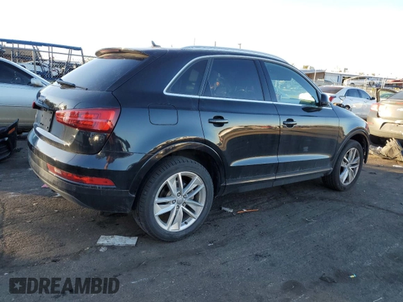 2016 Audi Q3 Premium Plus with VIN WA1BFCFS2GR010921, listed as a Copart auction lot 88348235 with 97,618 mi miles and Salvage Title. Bid and sale history available at carsss.com. Image 3.