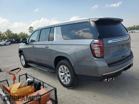 2022 Chevrolet Suburban Premier with VIN 1GNSCFKD6NR158050, listed as a Copart auction lot 72939134 with 48,458 mi miles and Salvage title. Bid and sale history available at DreamBid. Image 2.