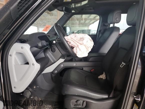 2023 Land Rover Defender X-Dynamic SE with VIN SALE27EU7P2141904, listed as a Copart auction lot 79161754 with 36,671 mi miles and Salvage Title. Bid and sale history available at DreamBid. Image 7.