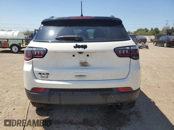 2019 Jeep Compass Latitude with VIN 3C4NJDBB6KT828486, listed as a Copart auction lot 56137755 with 47,119 mi miles and Salvage title. Bid and sale history available at DreamBid. Image 6.