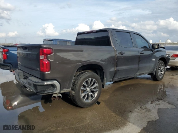 2021 Chevrolet Silverado 1500 LT with VIN 3GCPWCED3MG482734, listed as a Copart auction lot 43966285 with 87,359 mi miles and Salvage Title. Bid and sale history available at carsss.com. Image 3.
