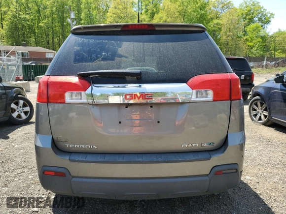 2012 GMC Terrain SLE-1 with VIN 2GKFLREK9C6243662, listed as a Copart auction lot 53615105 with 110,911 mi miles and Salvage Title. Bid and sale history available at carsss.com. Image 6.