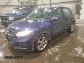 2016 Honda HR-V LX with VIN 3CZRU6H3XGM113162, listed as a Copart auction lot 88268025 with 182,119 mi miles and Salvage Title. Bid and sale history available at carsss.com. Image 1.