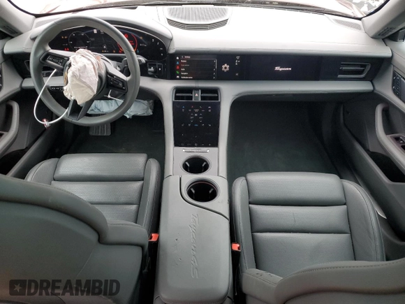 2022 Porsche Taycan 4S with VIN WP0AB2Y16NSA45160, listed as a Copart auction lot 55658565 with 30,165 mi miles and Salvage Title. Bid and sale history available at DreamBid. Image 8.