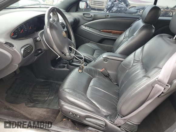 2000 Chrysler Sebring JXi z VIN 3C3EL55H7YT271942, wystawiony jako Copart lot #57423345 z przebiegiem 116 504 mil mil oraz Szkoda całkowita • Salvage title. Historia ofert i sprzedaży dostępna na DreamBid. Obrazek 7.