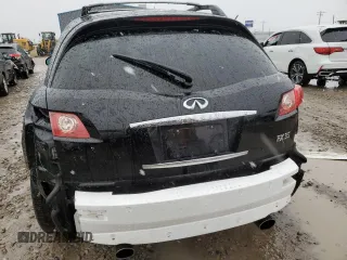 2007 Infiniti FX35 with VIN JNRAS08W97X208841, listed as a Copart auction lot 48687834 with 0 mi miles and Salvage Title. Bid and sale history available at carsss.com. Image 6.