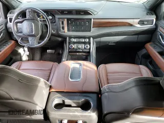2023 GMC Yukon Denali Ultimate with VIN 1GKS2EKL7PR381606, listed as a Copart auction lot 43817325 with 27,272 mi miles and Salvage Title. Bid and sale history available at carsss.com. Image 8.
