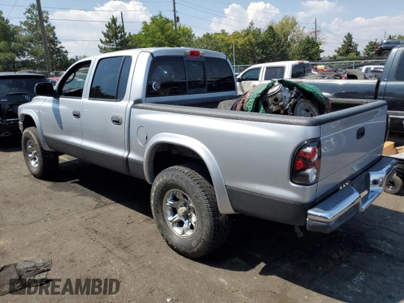 2004 Dodge Dakota SLT with VIN 1D7HG48N54S632126, listed as a Copart auction lot 64717544 with 187,896 mi miles and Clean Title. Bid and sale history available at carsss.com. Image 2.