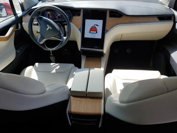 2019 Tesla Model X 75D with VIN 5YJXCBE20KF151193, listed as a Copart auction lot 52478715 with 54,638 mi miles and Salvage Title. Bid and sale history available at carsss.com. Image 8.