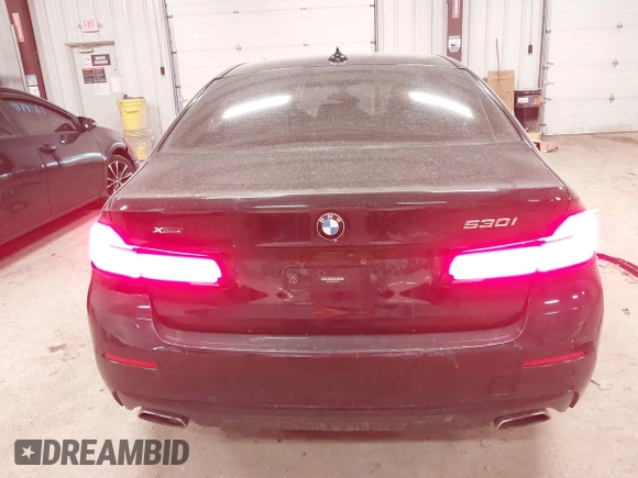 2021 BMW 5 Series 530i xDrive with VIN WBA13BJ09MCF64918, listed as a IAAI auction lot 41749529 with 90,076 mi miles and . Bid and sale history available at carsss.com. Image 16.