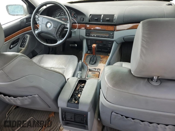 2001 BMW 5 Series 525iA with VIN WBADT43421GF57158, listed as a Copart auction lot 73212884 with 136,820 mi miles and Salvage Title. Bid and sale history available at carsss.com. Image 8.