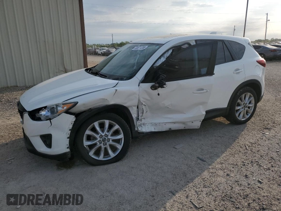 2014 Mazda CX-5 Grand Touring with VIN JM3KE4DYXE0377810, listed as a Copart auction lot 53071255 with 117,642 mi miles and Salvage Title. Bid and sale history available at DreamBid. Image 1.