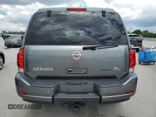 2015 Nissan Armada SV z VIN 5N1BA0ND1FN613558, wystawiony jako Copart lot #56204725 z przebiegiem 121 129 mil mil oraz Czysty tytuł • Clean title. Historia ofert i sprzedaży dostępna na DreamBid. Obrazek 6.