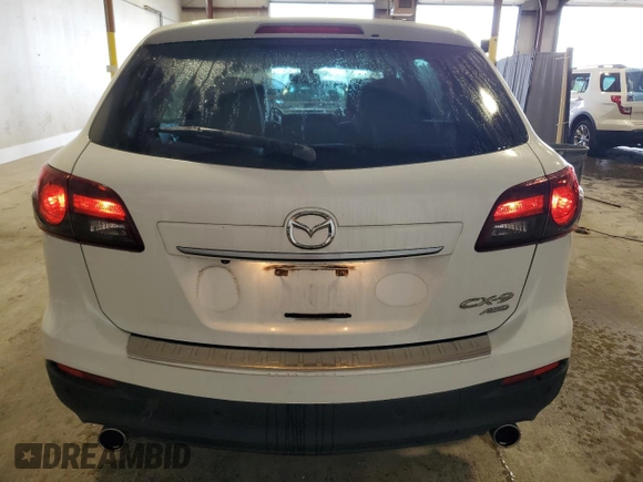 2014 Mazda CX-9 Grand Touring z VIN JM3TB3DV9E0428632, wystawiony jako Copart lot #59928885 z przebiegiem 83 697 mil mil oraz Szkoda całkowita • Salvage title. Historia ofert i sprzedaży dostępna na DreamBid. Obrazek 6.