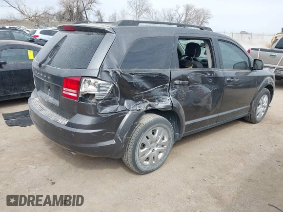 2020 Dodge Journey SE Value with VIN 3C4PDCAB1LT262329, listed as a IAAI auction lot 41867663 with Not Provided miles and . Bid and sale history available at carsss.com. Image 4.