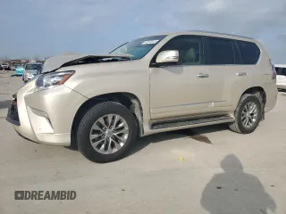 2016 Lexus GX 460 Luxury with VIN JTJJM7FX9G5140547, listed as a Copart auction lot 43873915 with 114,735 mi miles and Salvage title. Bid and sale history available at DreamBid. Image 1.