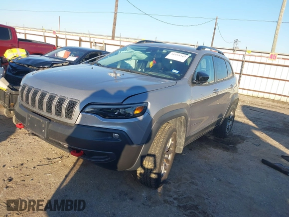 2022 Jeep Cherokee Trailhawk with VIN 1C4PJMBX3ND506936, listed as a IAAI auction lot 41419747 with 26,699 mi miles. Bid and sale history available at carsss.com. Image 17.