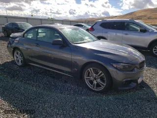 2016 BMW 4 Series 435i xDrive with VIN WBA3T7C59G5A38196, listed as a Copart auction lot 76513064 with 88,006 mi miles and Salvage Title. Bid and sale history available at carsss.com. Image 4.