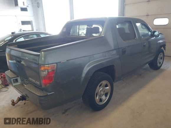 2007 Honda Ridgeline RT with VIN 2HJYK16247H551318, listed as a IAAI auction lot 41833976 with 155,303 mi miles. Bid and sale history available at carsss.com. Image 4.