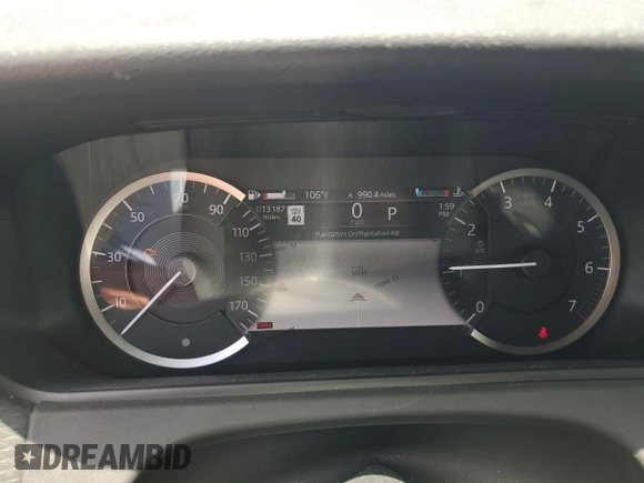 2023 Land Rover Range Rover Velar R-Dynamic S with VIN SALYT2EU5PA365952, listed as a Copart auction lot 63229624 with 13,187 mi miles and Clean Title. Bid and sale history available at DreamBid. Image 9.