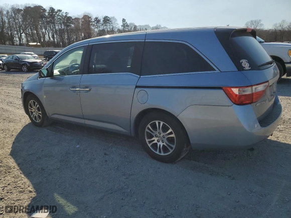 2012 Honda Odyssey EX with VIN 5FNRL5H47CB034896, listed as a Copart auction lot 46398095 with 117,275 mi miles and Salvage Title. Bid and sale history available at carsss.com. Image 2.