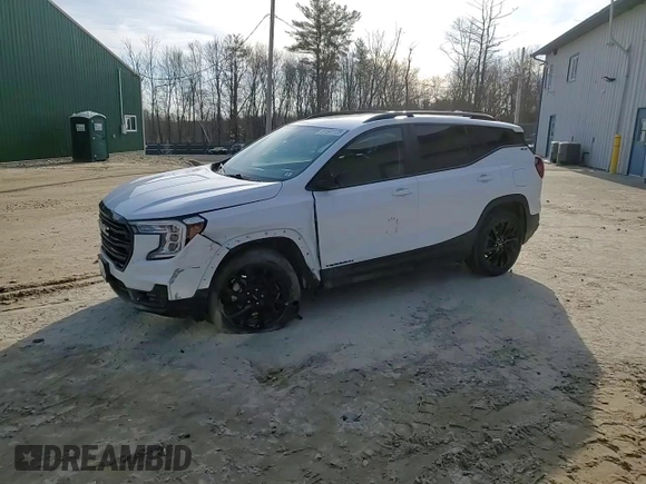 2024 GMC Terrain SLE z VIN 3GKALMEG7RL141287, wystawiony jako Copart lot #51591125 z przebiegiem 25 241 mil mil oraz Szkoda całkowita • Salvage title. Historia ofert i sprzedaży dostępna na DreamBid. Obrazek 12.