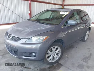 2007 Mazda CX-7 Grand Touring with VIN JM3ER29L870115788, listed as a IAAI auction lot 42154176 with 1 mi miles. Bid and sale history available at carsss.com. Image 2.