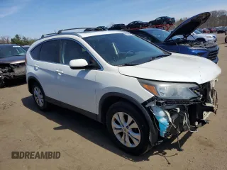 2013 Honda CR-V EX-L with VIN 5J6RM4H76DL048170, listed as a Copart auction lot 53349535 with 197,983 mi miles and Salvage Title. Bid and sale history available at carsss.com. Image 4.