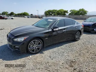 2015 Infiniti Q50 Hybrid Premium z VIN JN1AV7AP0FM790902, wystawiony jako Copart lot #58137075 z przebiegiem 85 743 mil mil oraz Szkoda całkowita • Salvage title. Historia ofert i sprzedaży dostępna na DreamBid. Obrazek 1.