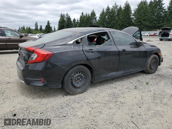 2021 Honda Civic LX с VIN 2HGFC2F66MH517914, выставлен на аукционе Copart как лот 61047225 с пробегом Не указан миль и Списание • Salvage title. История ставок и продаж доступна на DreamBid. Изображение 3.