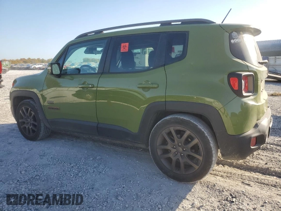 2016 Jeep Renegade Latitude with VIN ZACCJABW7GPC82868, listed as a Copart auction lot 75695084 with 109,790 mi miles and Salvage Title. Bid and sale history available at DreamBid. Image 2.