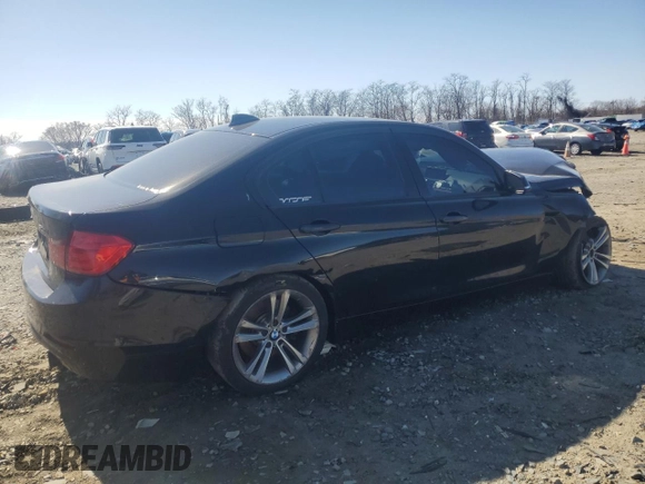 2013 BMW 3 Series 335i with VIN WBA3A9C50DF477081, listed as a Copart auction lot 48116745 with 0 mi miles and Salvage Title. Bid and sale history available at carsss.com. Image 3.