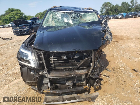 2021 Nissan Armada SL with VIN JN8AY2BB6M9790174, listed as a Copart auction lot 65560834 with Not Provided miles and Salvage Title. Bid and sale history available at carsss.com. Image 5.