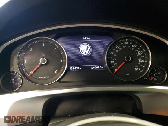 2011 Volkswagen Touareg Exec with VIN WVGFK9BP8BD003948, listed as a Copart auction lot 48285065 with 152,497 mi miles and Salvage Title. Bid and sale history available at DreamBid. Image 9.