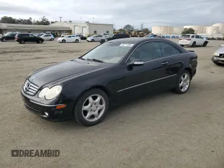 2005 Mercedes-Benz CLK-Class 3.2L with VIN WDBTJ65J15F123369, listed as a Copart auction lot 45771855 with 74,941 mi miles and Salvage Title. Bid and sale history available at carsss.com. Image 1.