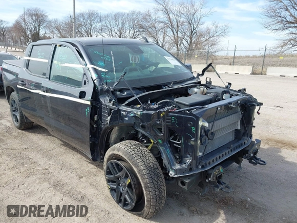 2024 Chevrolet Silverado 1500 RST with VIN 1GCUDEED2RZ103749, listed as a IAAI auction lot 41734937 with 23,013 mi miles. Bid and sale history available at carsss.com. Image 6.